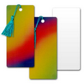3D Lenticular PVC Bookmark - Yellow/Red/Blue Changing Colors (Blank)
